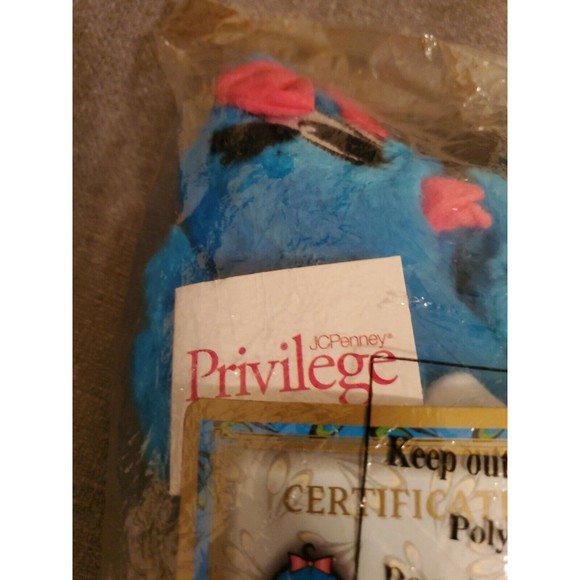 Vintage JCPenney Privilege Millicent And Miles Peacock Plush NEW NIP - Picture 4 of 4